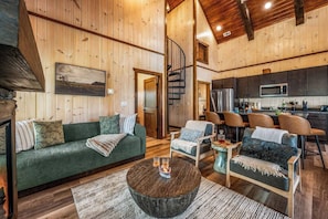 Smart TV, chimenea