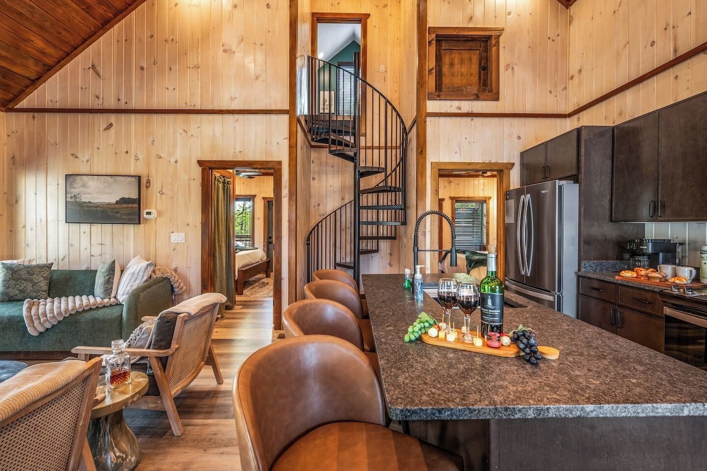 TV connectée, cheminée