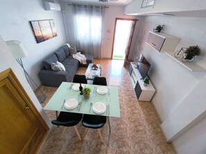House, 2 Bedrooms, Smoking, Balcony | Dining room - Orihuela Costa Duplex (Orihuela)