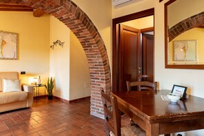 Superior Apartment, City View | Living area