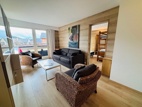 Autrans - Renovated 6 pers apartment, 2 bedrooms, south terrace