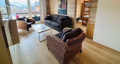 Autrans - Renovierte 6 Pers Wohnung, 2 SZ, Südterrasse
