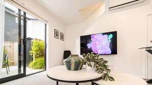 Interior - Bright City Base | 1BR | Kitchen + Courtyard (Christchurch)
