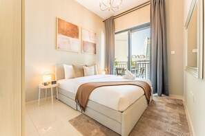 1 bedroom, in-room safe, iron/ironing board, free WiFi - City Views 1BR with Balcony Near Dubai Water Canal, Zada Tower, Business Bay (Dubai)