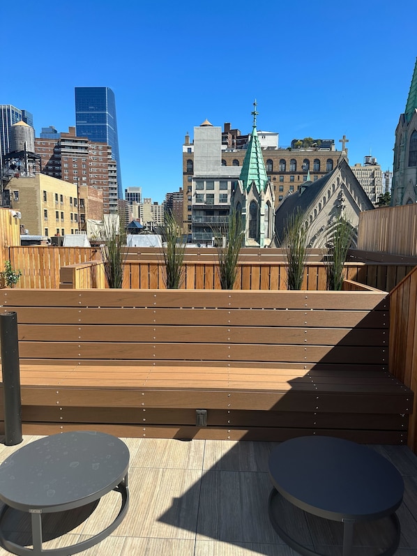 Terrasse sur le toit