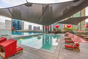 Pool - Studio with City Views & Modern Amenities in MAG 318, Business Bay (Business Bay)