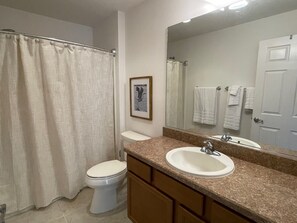 Shower, towels