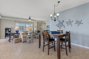 Dining - Stunning 3/2 Corner Condo | Oceanwalk 8-507 | Coastal Paradise! (New Smyrna Beach)