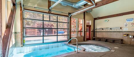 Una piscina climatizada