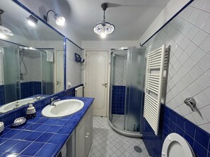 Haartrockner, HandtĂŒcher, Seife, Toilettenpapier