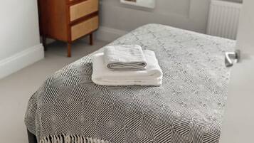 1 bedroom, iron/ironing board, travel crib, WiFi