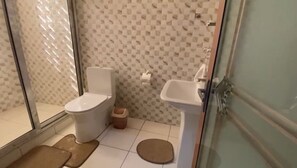 Towels, soap, toilet paper