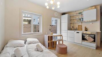 1 sovrum, strykjärn/strykbräda, wi-fi och sängkläder