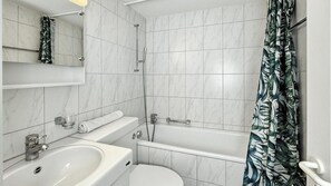 Hair dryer, towels
