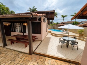 Villa | Outdoor dining - Bz11 Geribá Casa Piscina sauna 6 quartos (Buzios)