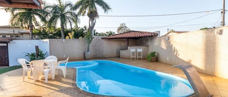 Villa | Pool | Indoor pool, pool loungers