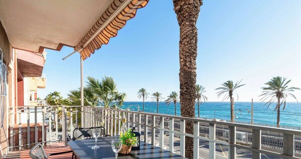 Apartment, 3 Bedrooms, Balcony, City View | Outdoor dining - Vistamar Beach Family Apartment (Vilassar de Mar)