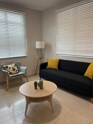 Comfort-Haus, 3 Schlafzimmer, Küche | Wohnbereich | Fernseher