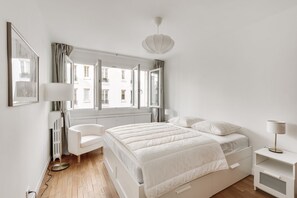 2 chambres, fer et planche Ă repasser, Wi-Fi gratuit, draps fournis