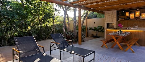 Rumah Deluks, 4 kamar tidur, AC | Area keluarga