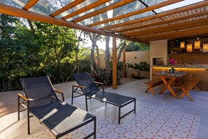 Hus – deluxe, 4 soverom, aircondition | Oppholdsområde