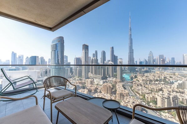 Apartment, 3 Bedrooms, City View | Balcony view - South Ridge - Mint Stay (Dubai)