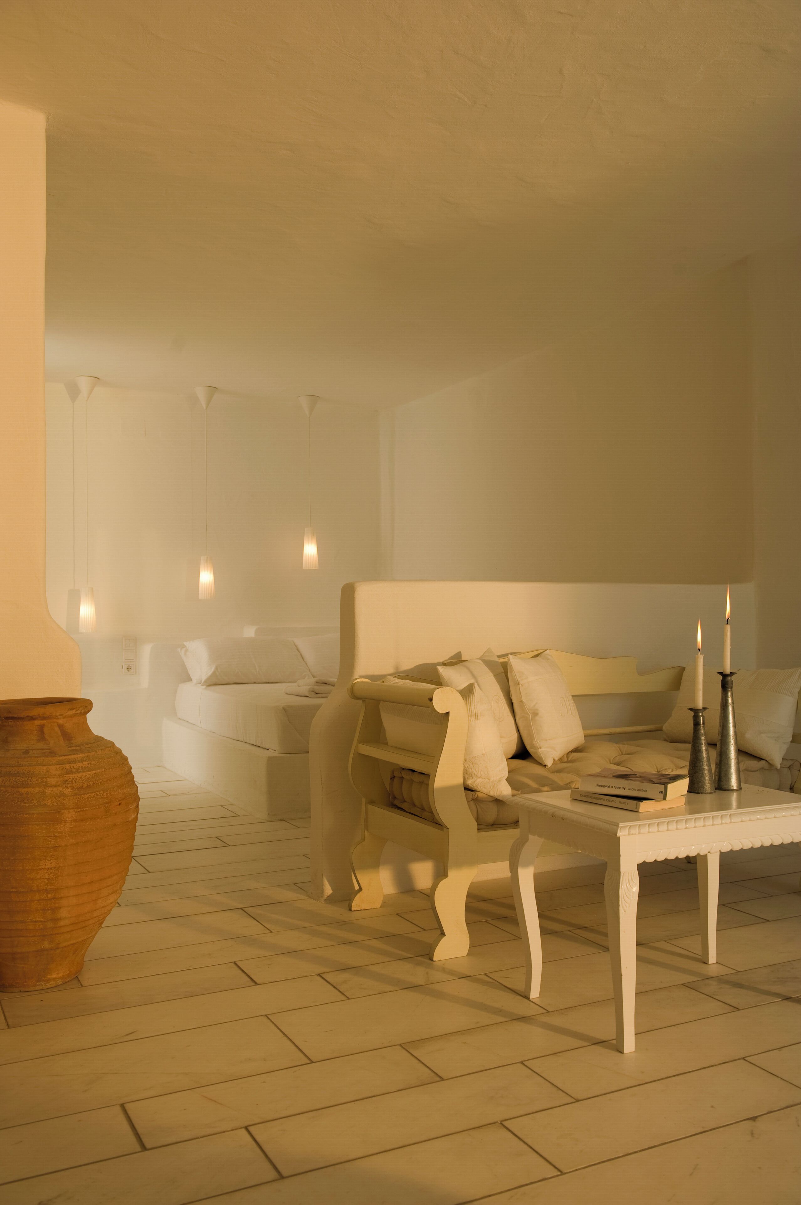 Standard-Apartment, Terrasse, eingeschränkter Meerblick | Innenbereich