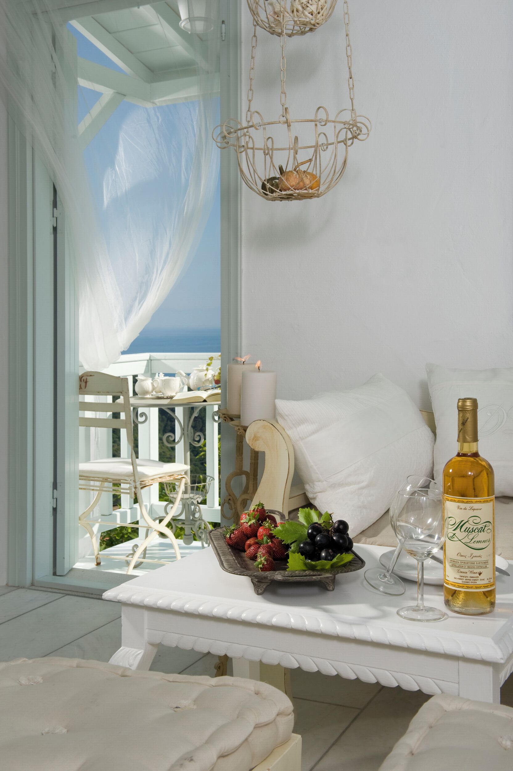 Superior appartement, uitzicht op zee | Interieur