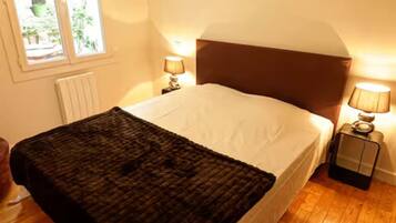 1 soverom og sengetøy