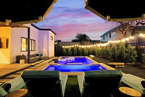 Terrace/patio - Estrella Azul: LUXE Pool | Spa ~ Perfect Location (Austin)