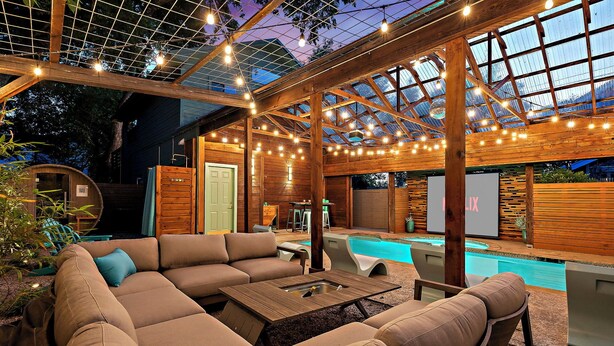 Unclassified image, 1 of 60, button - Haven de Luz: A Tranquil Retreat ~ Pool|Spa|Sauna (Austin)