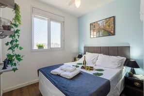 อพาร์ทเมนท์ | 1 ห้องนอน, ผ้าม่านกันแสง, Wi-Fi ฟรี