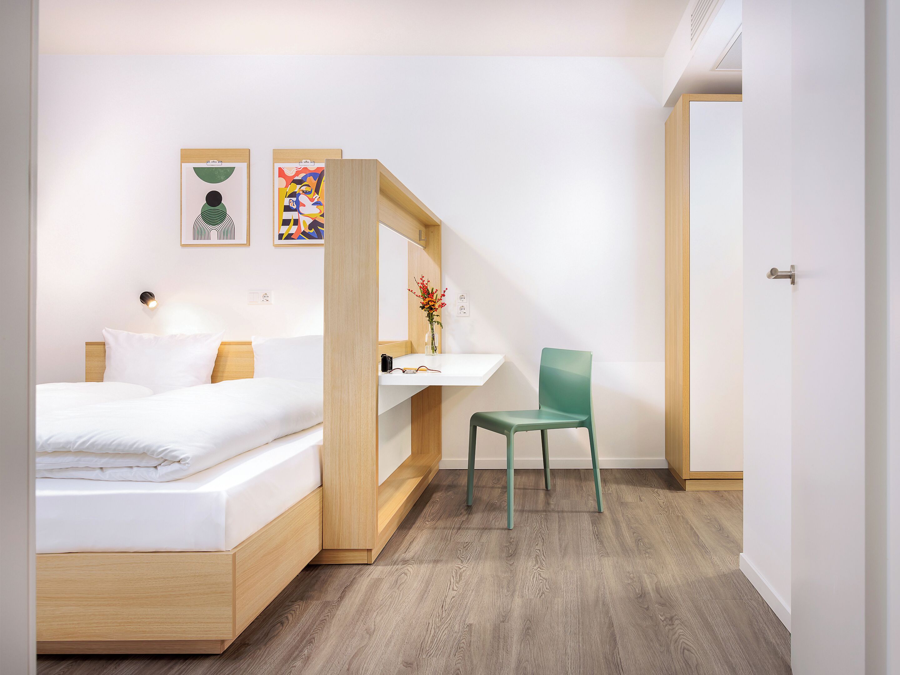 Departamento | Escritorio, wifi gratis y ropa de cama 