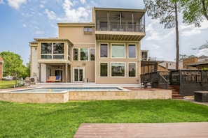 Pool - NEW! Lakefront Retreat with Private Pool, Hot Tub and Dock (Montgomery)