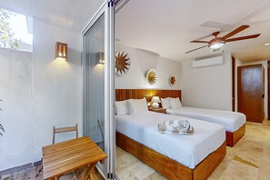 2 chambres, fer et planche à repasser, accès Internet, draps fournis