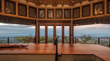 Cabane Deluxe, balcon, vue montagne | Cuisine privée