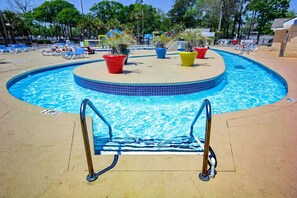 Indoor pool - Oceanview condo with pool, hot tub, private balcony & beach access (Myrtle Beach)