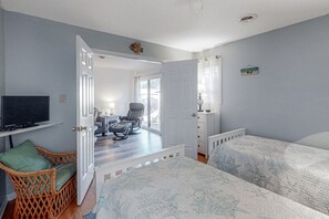 2 chambres, fer et planche à repasser, accès Internet, draps fournis