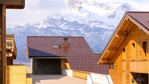 Exterior - Wifi, view mountain, swimming pool, sauna, hammam, balcony, tv, ski locker, 80-95m², Combloux (Combloux)