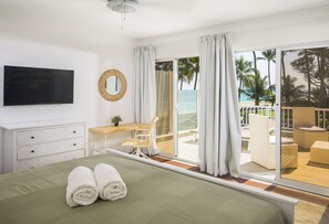 Apartment, Ocean View, Oceanfront | In-room safe, desk, laptop workspace, blackout drapes - Kite Beach Hotel (Cabarete)