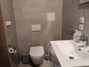 Towels, soap, toilet paper