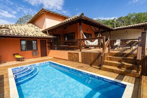 Indoor pool, pool loungers