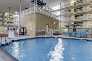Indoor pool, a heated pool