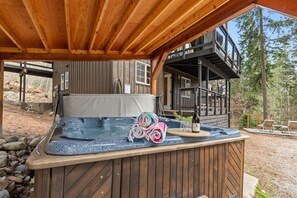 Baignoire à remous extérieure