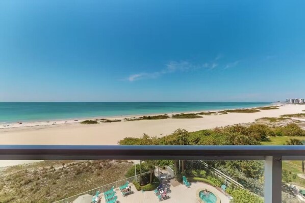 Sun loungers, beach towels