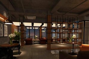 Lobby lounge - James Joyce Coffetel (Beijing Yizhuang East Rongjing Street Metro Station) (Beijing)