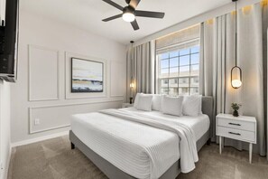 5 bedrooms, iron/ironing board, WiFi, bed sheets