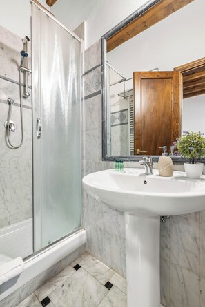 淋浴設備、風筒、坐浴桶、提供毛巾