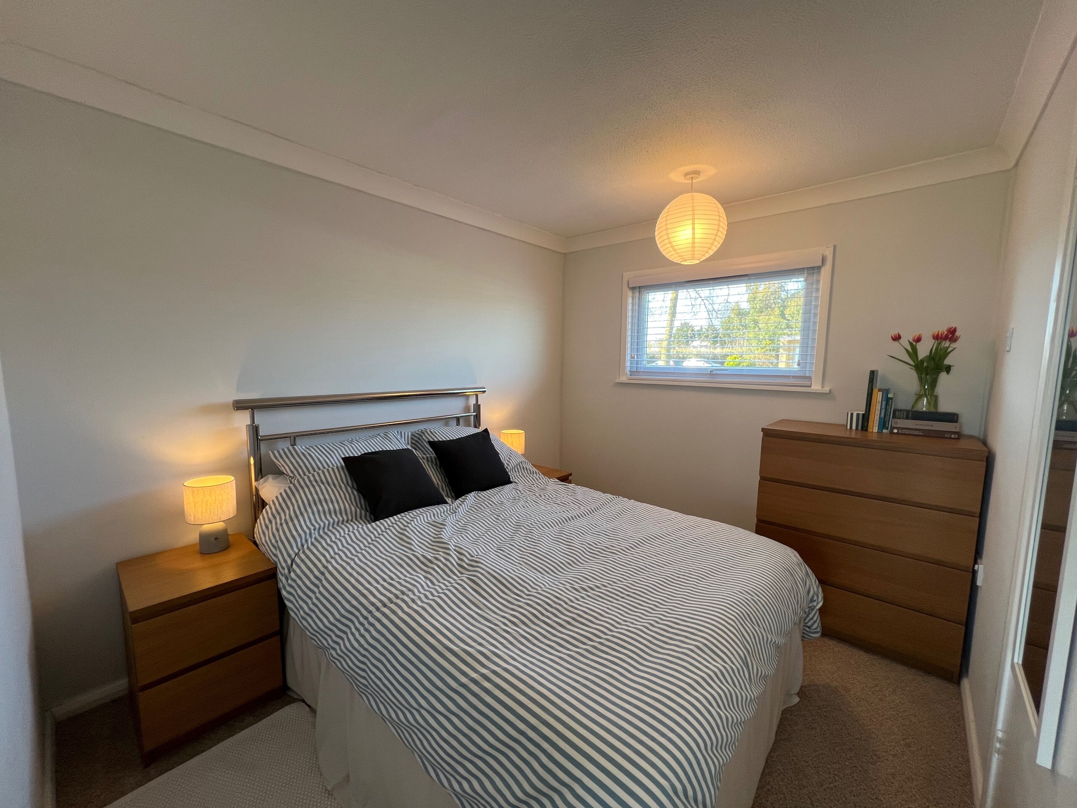 Chalet | 2 kamar tidur, setrika/meja setrika, Wi-Fi gratis, dan seprai linen