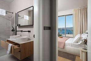 Villa, 4 chambres, piscine privée, vue sur le jardin | Salle de bain